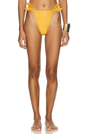 Andrea Iyamah Mulan Bikini Bottom in Orange. - size XL/1X (also in XXL/2X)