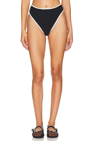 Montce X Olivia Culpo Paula Bikini Bottom in Black. - size L (also in M, S, XS)