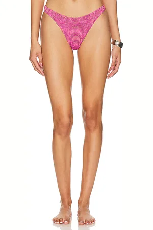 Bond Eye Sinner Brief Bikini Bottom in Pink.