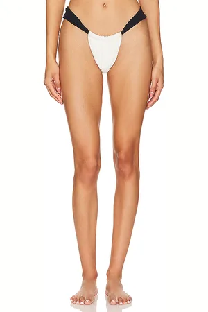 Montce X Olivia Culpo Sandra Bikini Bottom in Cream. - size L (also in M, S, XS)