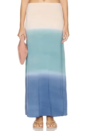 Indah Monarch Hand-painted Maxi Skirt in Multi. - size L (also in M, XS)