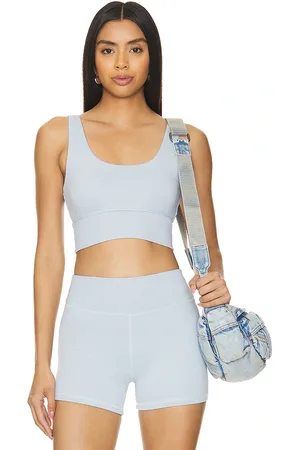 STRUT-THIS Arlo Sports Bra in Baby Blue. - size M (also in S, XL, XS)