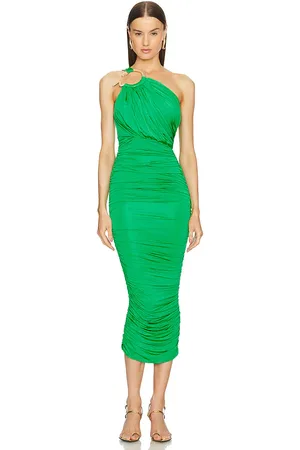 Michael Costello X REVOLVE Kiera Midi Dress in Green. - size S (also in XS, XXS)
