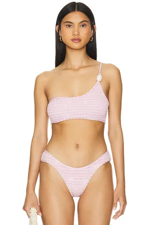 DEVON WINDSOR Nyra Bikini Top in Pink. - size L (also in M)