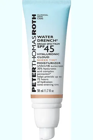 Peter Thomas Roth Water Drench Broad Spectrum SPF 45 Hyaluronic Sheer Tint Moisturizer in Beauty: NA.
