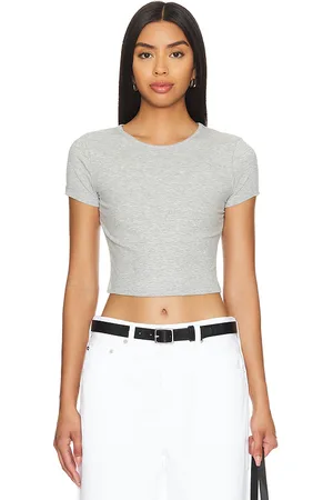 AGOLDE Savannah Tee in Grey. - size M (also in S)