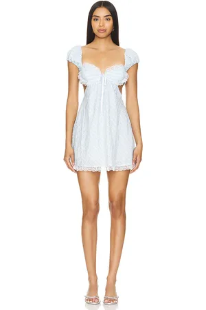 For Love & Lemons Catherine Mini Dress in Baby . - size XL (also in L)