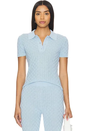 SER.O.YA Adelaide Baby Tee in Baby Blue. - size M (also in XS)
