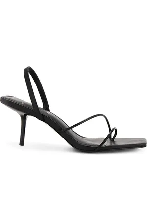 BLACK SUEDE STUDIO Iris 65 Mule in Black. - size 7.5 (also in 8.5)