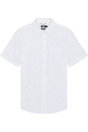 Faherty Short Sleeve Movement Shirt in White. - size S (also in XS)