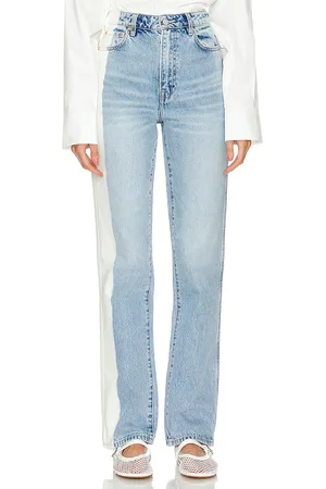 GRLFRND Sara Super High-rise Straight in Denim-Light. - size 23 (also in 24, 25, 26, 28, 31)