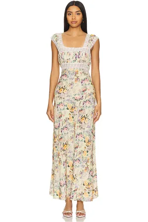 Selkie The Veronica Slip Dress in Beige. - size 5X (also in 6X, L, M, XL)