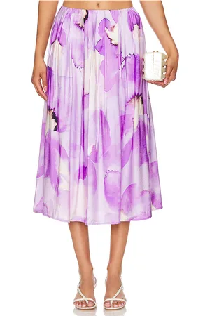 Bardot Leia Midi Skirt in Lavender. - size 10 (also in 2, 4, 6, 8)