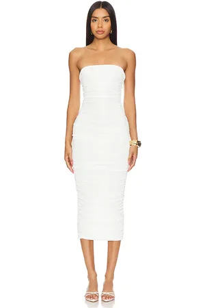 SER.O.YA Martha Strapless Midi Dress in . - size L (also in M, XL, XS, XXL)