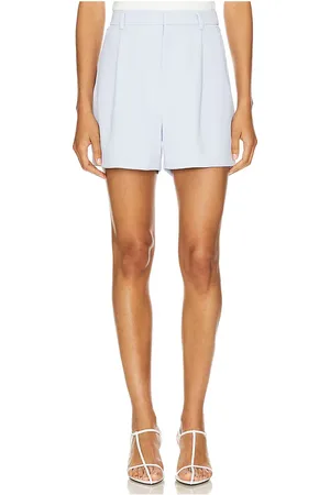 GOOD AMERICAN Luxe Suiting Trouser Short in Blue. - size 14 (also in 16, 18, 24, 6, 8)