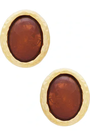Heaven Mayhem Beverly Earrings in Metallic Gold.