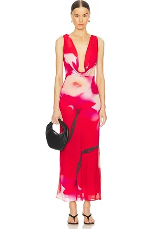 Sau Lee Katya Dress in Red. - size 2 (also in 4, 6)
