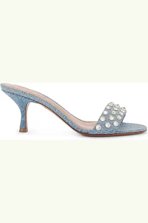 Retrofete Serena Sandal in Denim-Light. - size 38 (also in 39, 41)