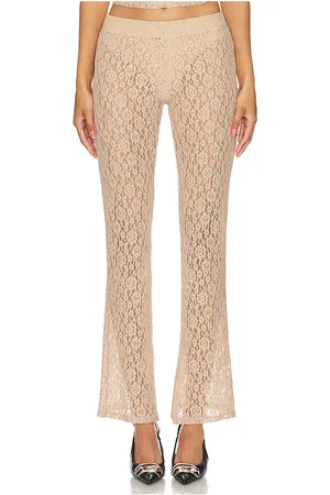 EB DENIM Low Rise Legging in Beige. - size L (also in M)
