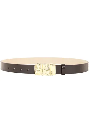 Heaven Mayhem Gaia Patent Belt in Brown. - size L (also in M, S)