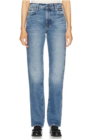 GRLFRND Isabel Low Rise Straight in Denim-Medium. - size 25 (also in 30, 31, 32)