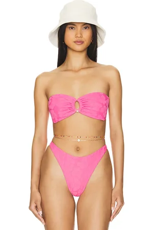 L*Space Jasper Bikini Top in Pink. - size L (also in M, S, XS)