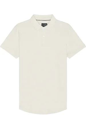Cuts AO Polo in Cream. - size L (also in S)