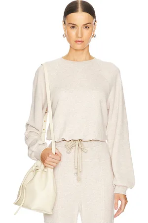 ULLA JOHNSON Hadley Pullover in Neutral. - size L (also in M, S, XL)