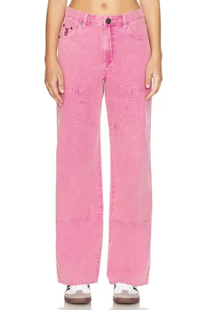 ONE TEASPOON Jackson Wide Leg Pants in Pink. - size 25 (also in 26)
