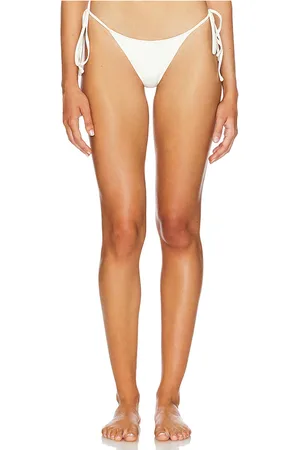 Frankies Bikinis Divine Bottom in White. - size L (also in XL)