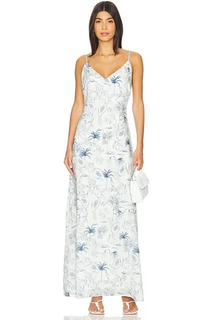 SNDYS Pomelo Maxi Dress in White. - size L (also in XXL)