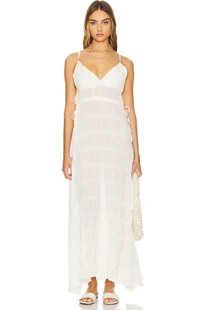SNDYS La Louisiane Maxi Dress in Ivory. - size XXL (also in L)