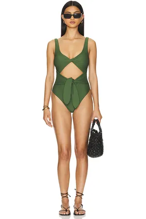 L*Space Eco Antigua One Piece in Olive. - size S (also in XS)
