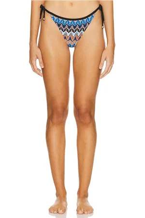 PATBO Crochet String Bikini Bottom in Multi. - size L (also in XS)