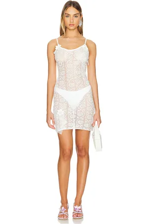 SNDYS Enzoni Mini Dress in White. - size L (also in M, S, XL, XS, XXL)