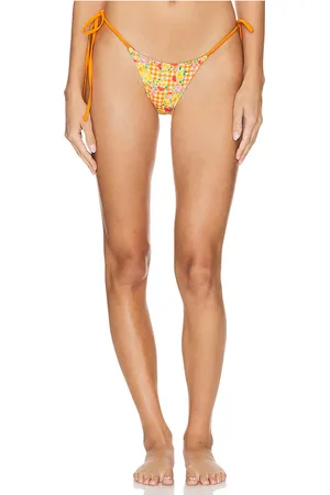 Frankies Bikinis Divine Bottom in Orange. - size L (also in M, XL)