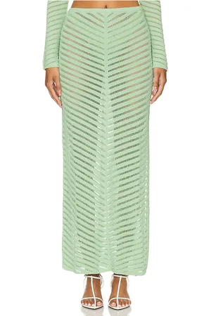DEVON WINDSOR Rafaella Skirt in Sage. - size L (also in M, S)