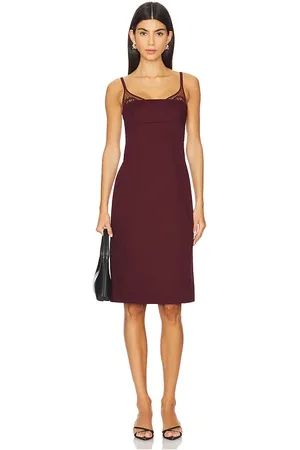 CLEA Arlet Dress in Burgundy. - size M (also in S, XS)
