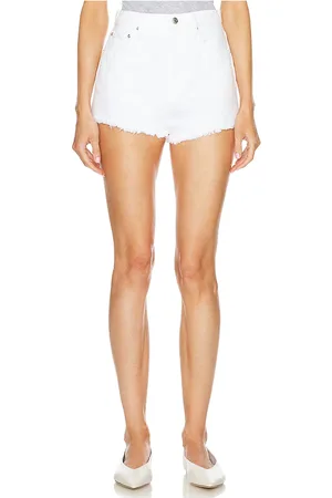 GRLFRND Kyla Hot Short in White. - size 25 (also in 26, 27, 29, 30, 31, 32)