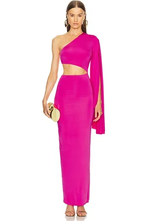 Michael Costello X REVOLVE Aaliyah Gown in Fuchsia. - size M (also in L, S, XL, XS, XXS)