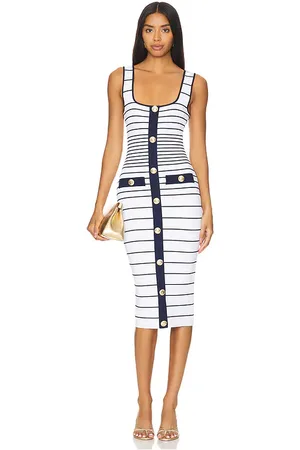 Retrofete Lyle Knit Dress in White. - size L (also in M, XL)