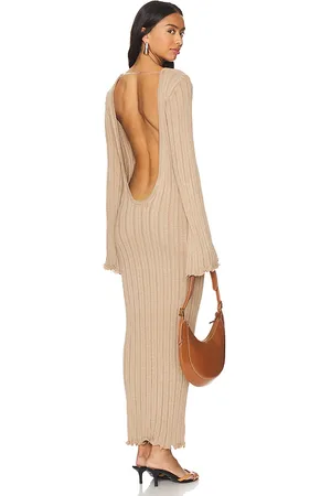 SNDYS Baha Long Sleeve Maxi Dress in . - size L (also in M, S, XL, XXL)