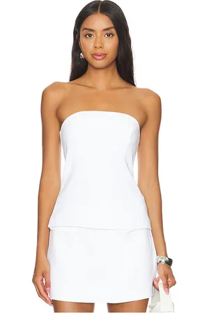 Solid The Tori Tube Top in White. - size L (also in XL, XS)