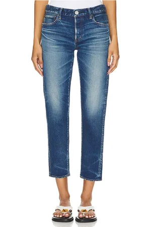 Moussy Gifford Tapered in Denim-Dark. - size 26 (also in 31)