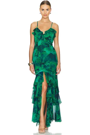 Runaway The Label Namari Maxi Dress in Green. - size M (also in XS)
