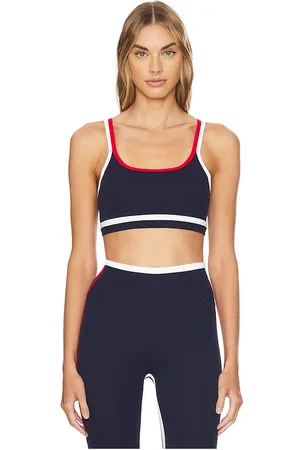 Splits59 Eva Rigor Double Strap Bra in Blue. - size L (also in XL)