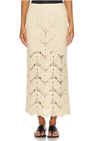 By Malene Birger Cantala Skirt in Taupe. - size M (also in S)