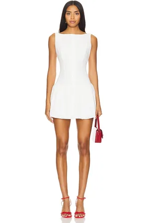 Mirror Palais Kissing Booth Mini Dress in White. - size S (also in XS, XXS)