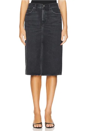 AGOLDE Gaia Skirt in Black. - size 23 (also in 24, 25)