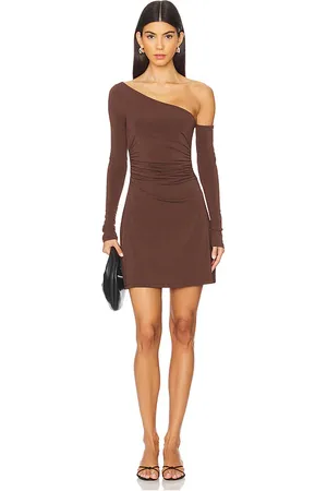 WeWoreWhat Mini Dress in Chocolate. - size M (also in S, XS)